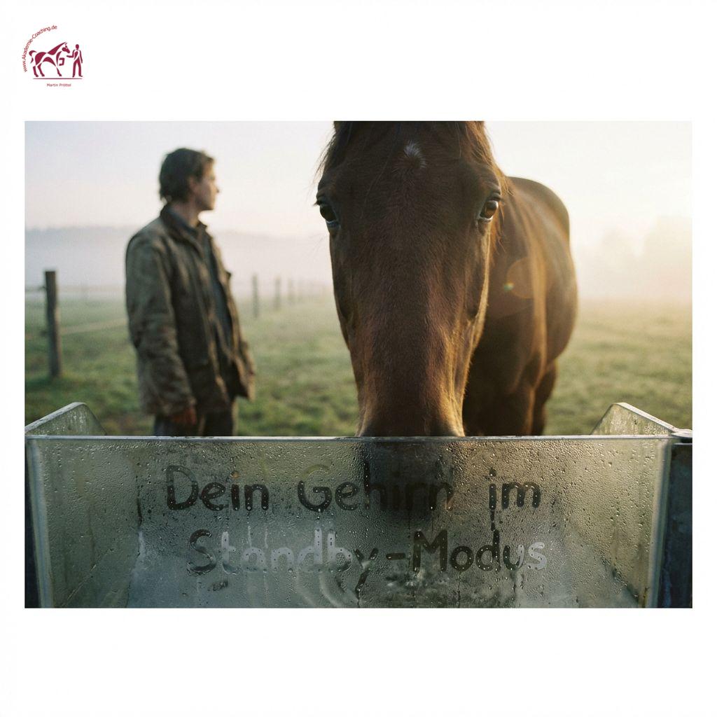 Dein Pferd spürt, wenn du nicht wirklich da bist. Noch bevor du es selbst merkst.